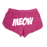 Chinese Kitty - Meow Running Shorts (fuschia)