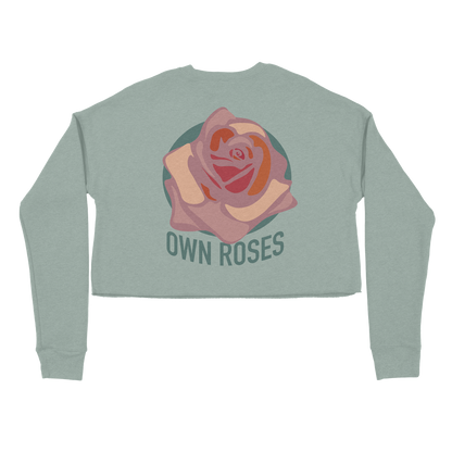 Nikita Karmen - Own Roses Sage Crop Sweater