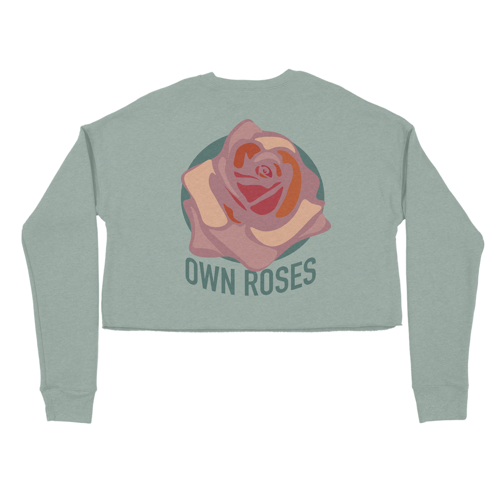 Nikita Karmen - Own Roses Sage Crop Sweater