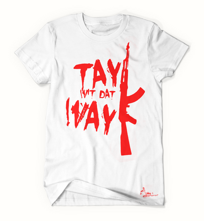 Tay Way - White / Red T-Shirt
