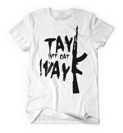 Tay Way - White / Black T-Shirt