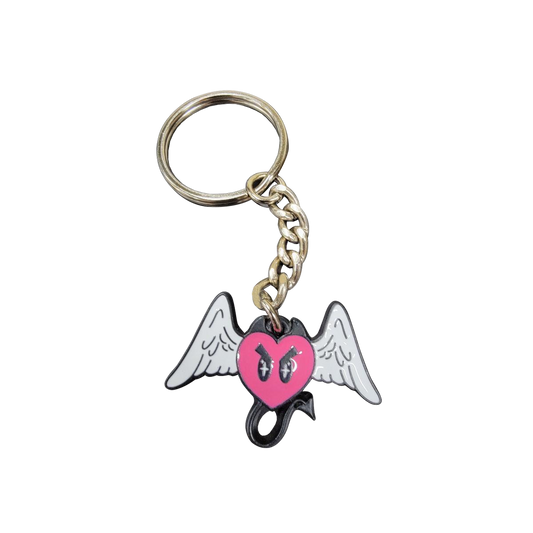 Heart Enamel Keychain