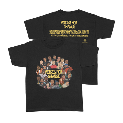Voices For Change - Black Tee + Digital Download
