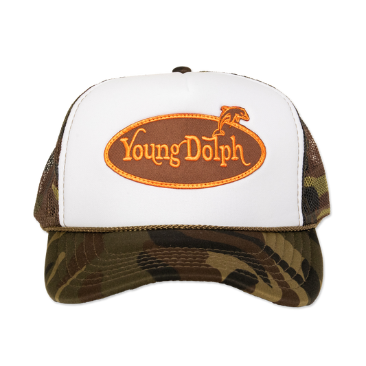 Dolphin Trucker Hat (Camo)