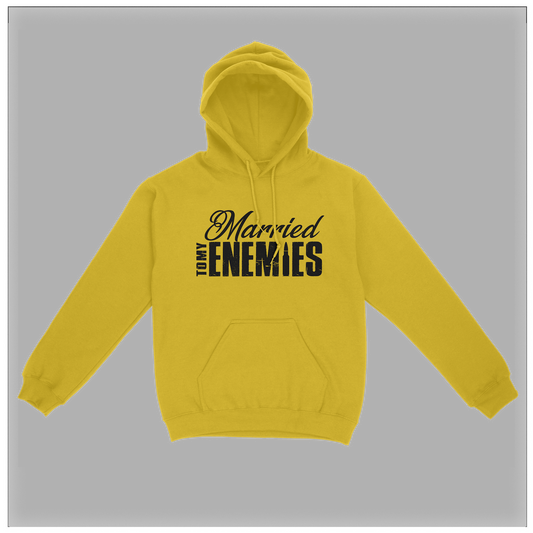 Married To My Enemies Yellow Hoodie