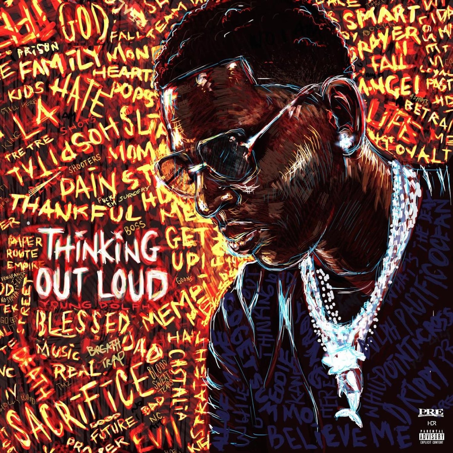Young Dolph - Thinking Out Loud CD